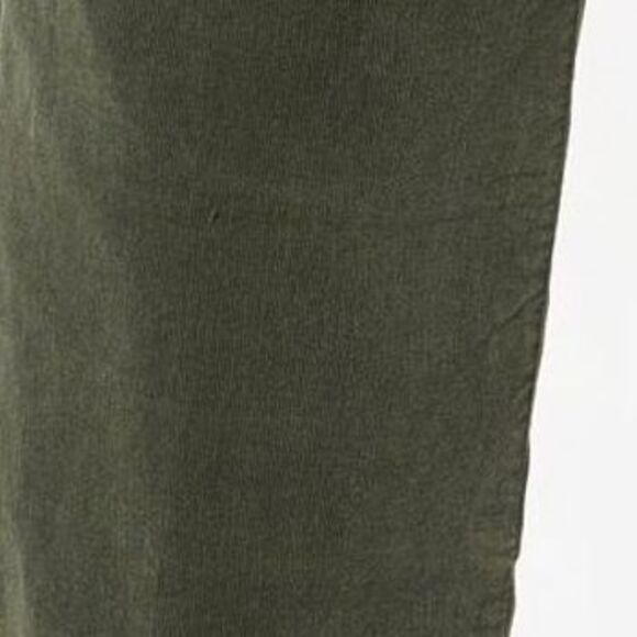 NYDJ Women's Pants Sz 8 Teresa Wide-Leg Corduroy Green A705671 - Picture 2 of 4